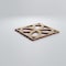 Ekena Millwork Extra Small Daventry Decorative Fretwork Wood Wall Panels, Birch, 7 3/8"W x 7 3/8"H x 3/8"T WALW08X08X0375DVNBI - alternate 2